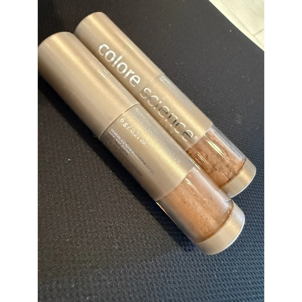 2 Colorescience Mineral Foundation Powder Sunscreen Broad Spec SPF 20 Rich Mocha